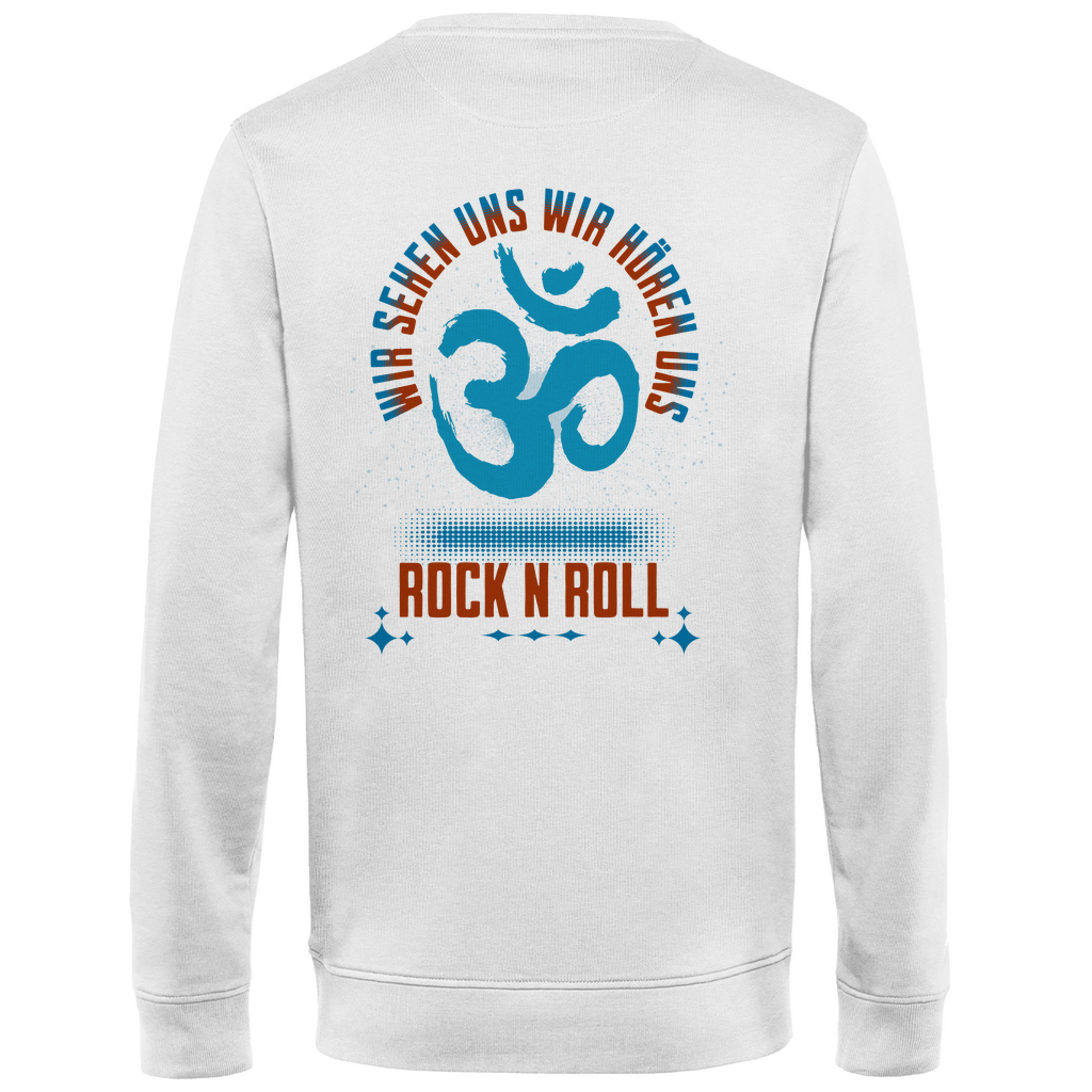 Herren Premium Bio Sweatshirt Cat Meditation