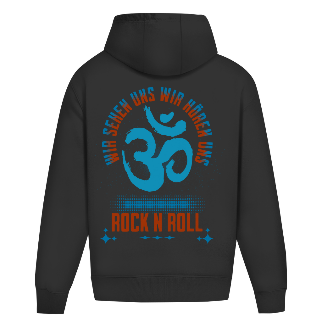 Oversize Hoodie Ohne Kordel Cat Meditation