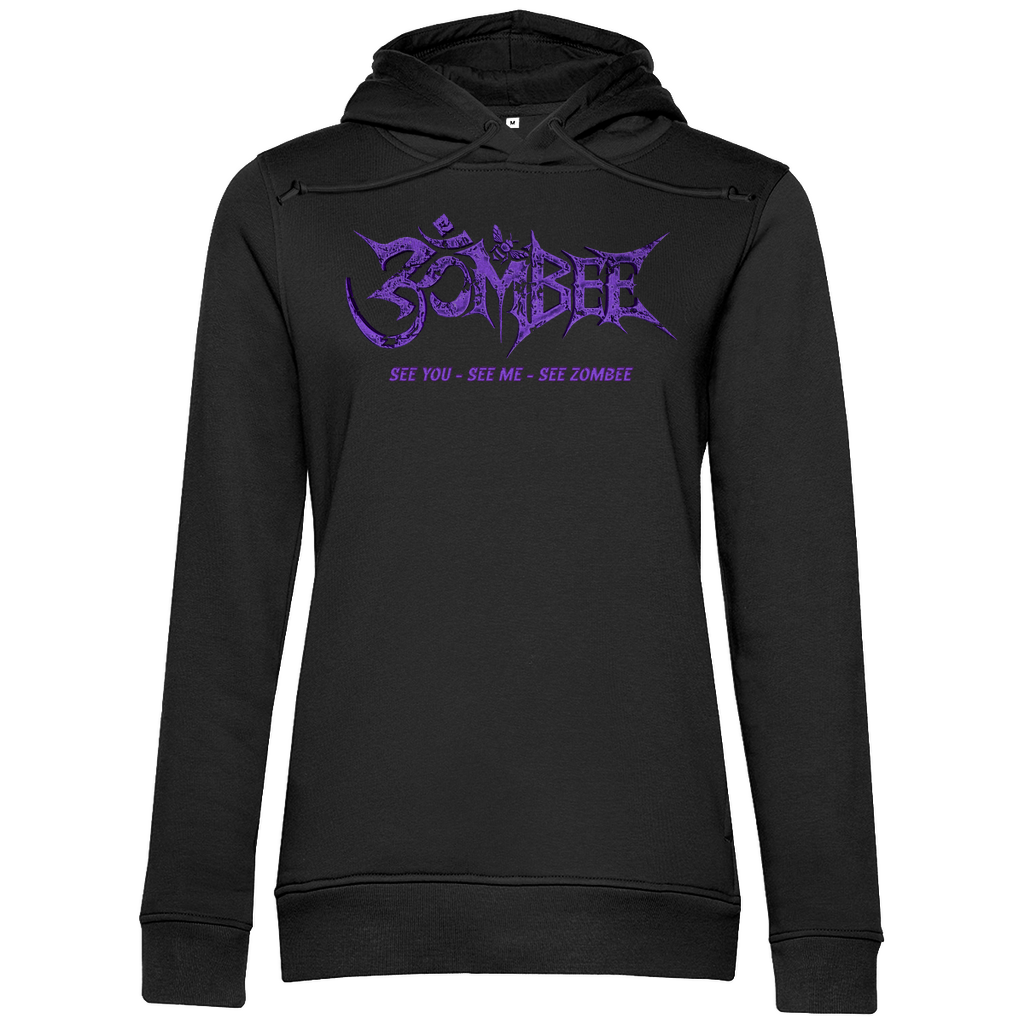 Damen Premium Bio Hoodie Zombee Front & Cover Back
