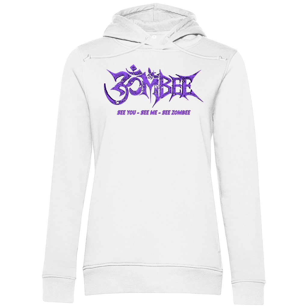 Damen Premium Bio Hoodie Zombee Front & Cover Back