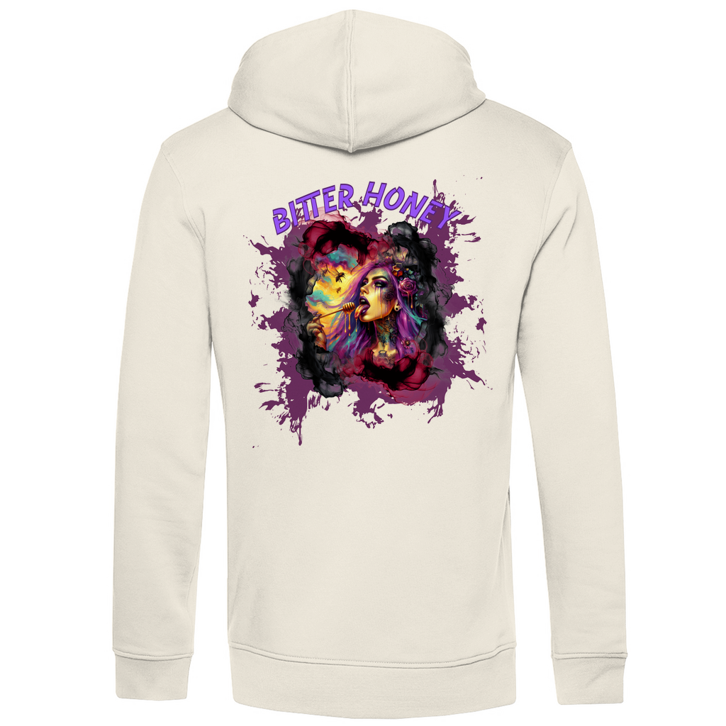 Herren Premium Bio Hoodie Zombee Front & Cover Back