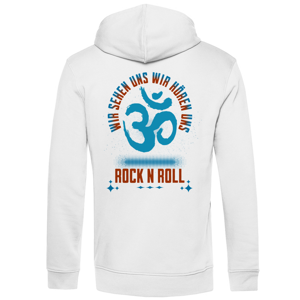 Herren Premium Bio Hoodie Cat Meditation