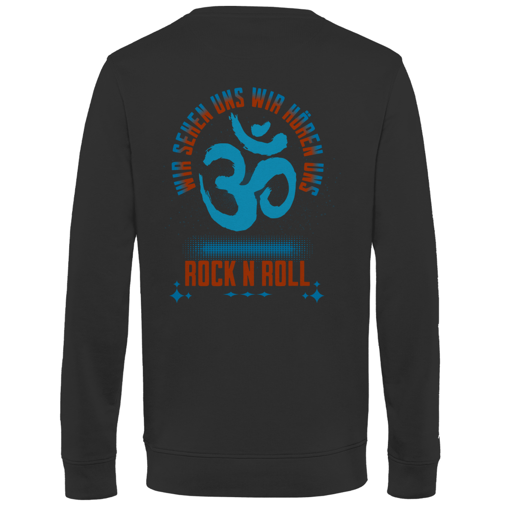 Herren Premium Bio Sweatshirt Cat Meditation