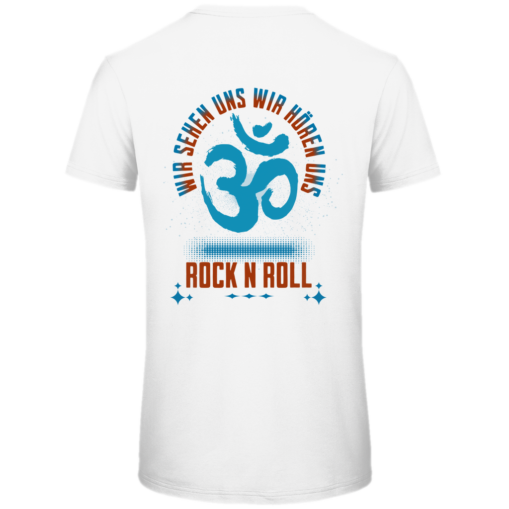 Herren Premium Bio T-Shirt Cat Meditation