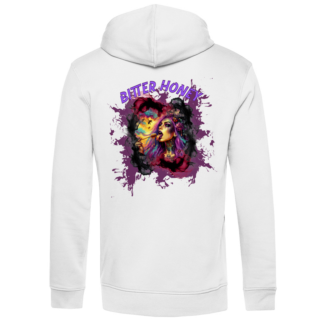 Herren Premium Bio Hoodie Zombee Front & Cover Back
