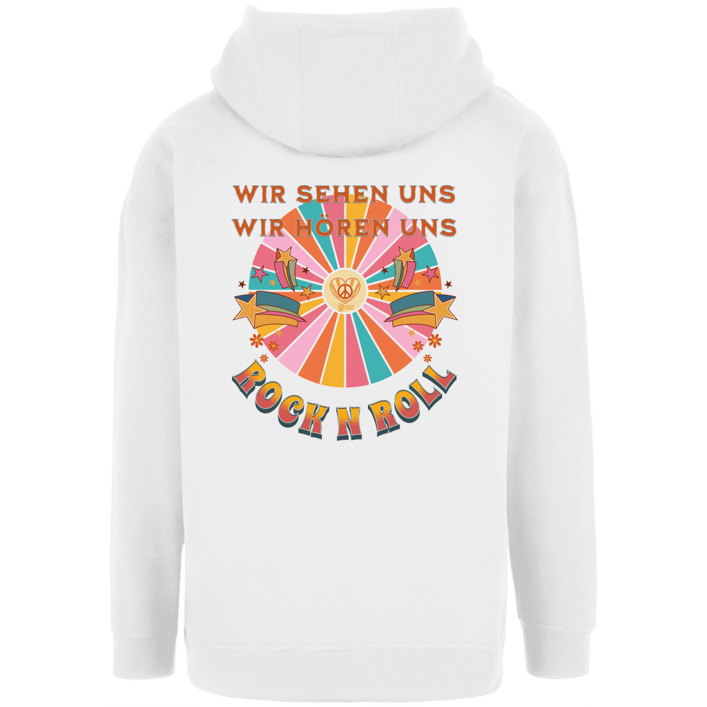 Unisex Oversize Hoodie Cat Peace Front