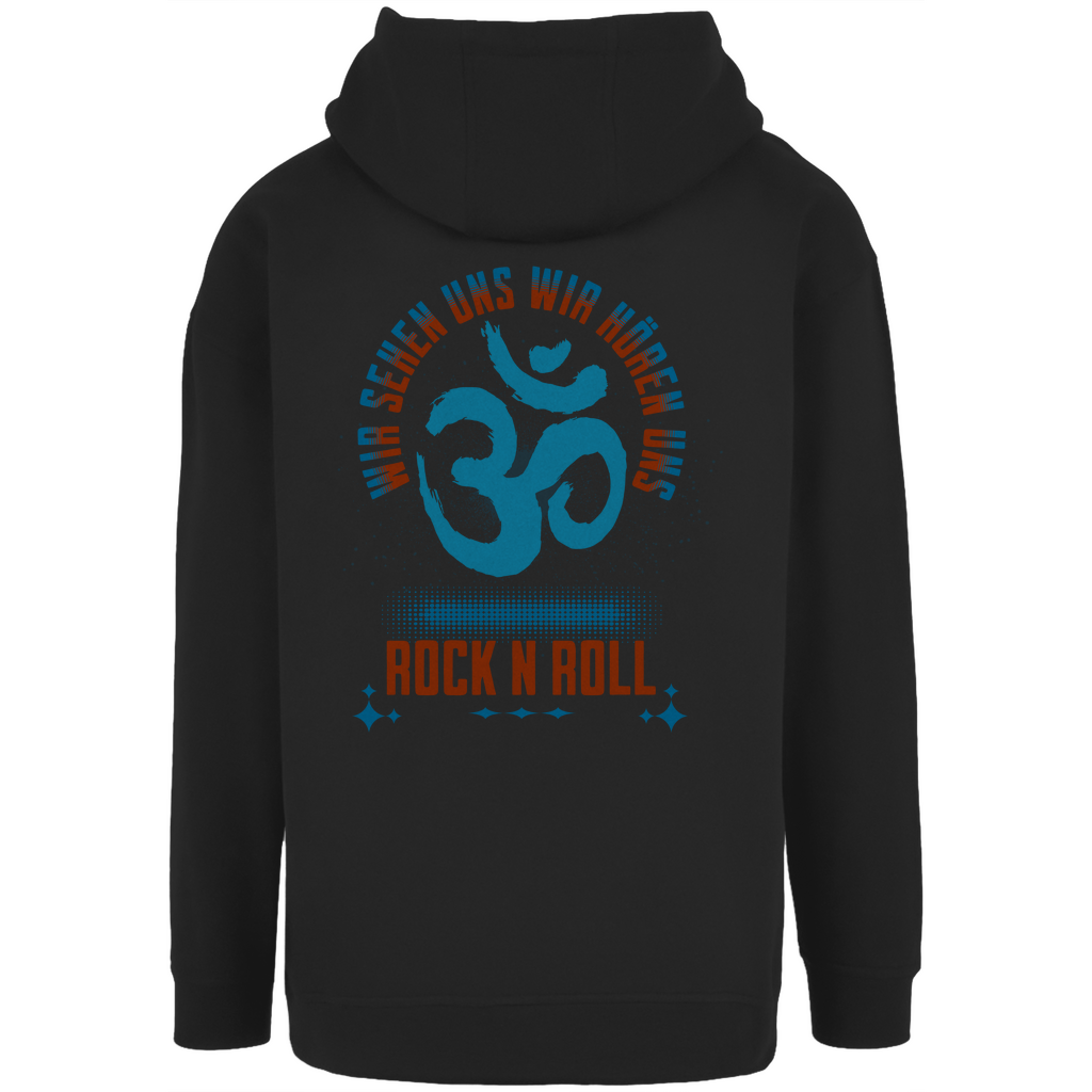 Unisex Oversize Hoodie Cat Meditation