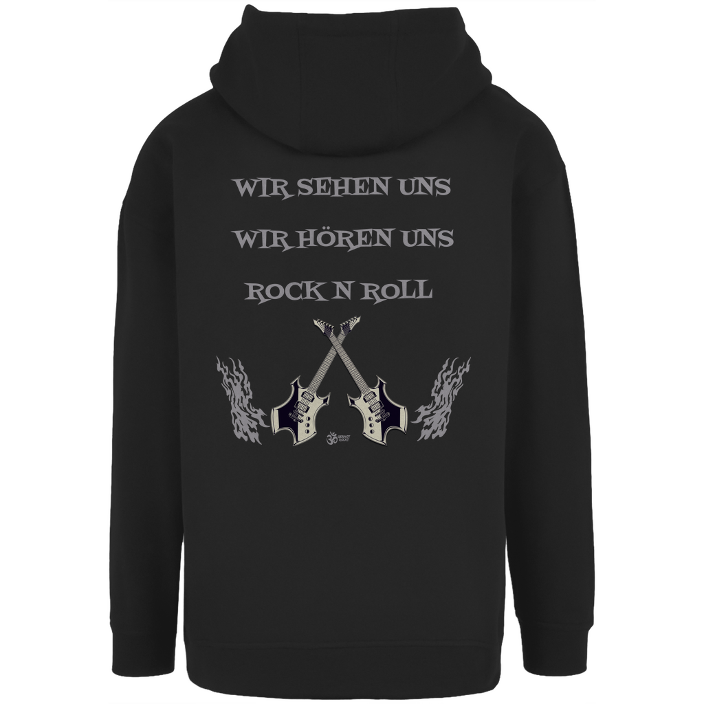 Unisex Oversize Hoodie Skull Front
