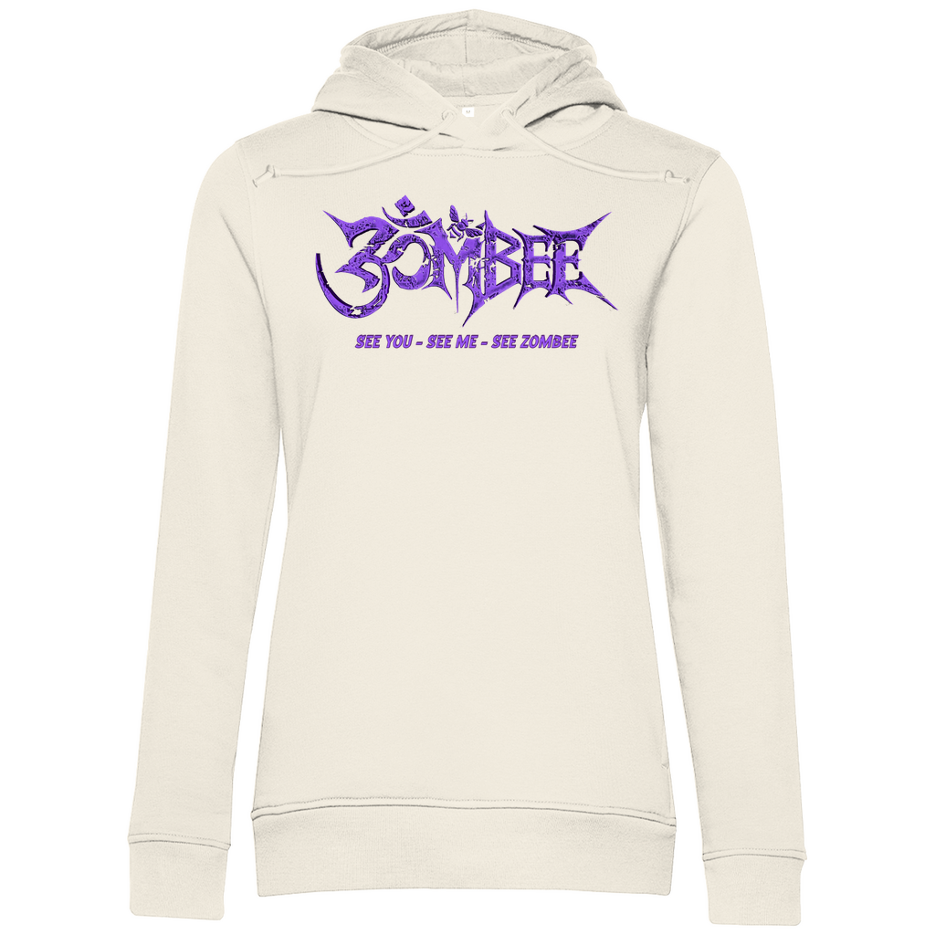 Damen Premium Bio Hoodie Zombee Front & Cover Back