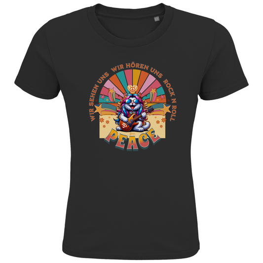 Kids Premium Bio T-Shirt Cat Peace Front