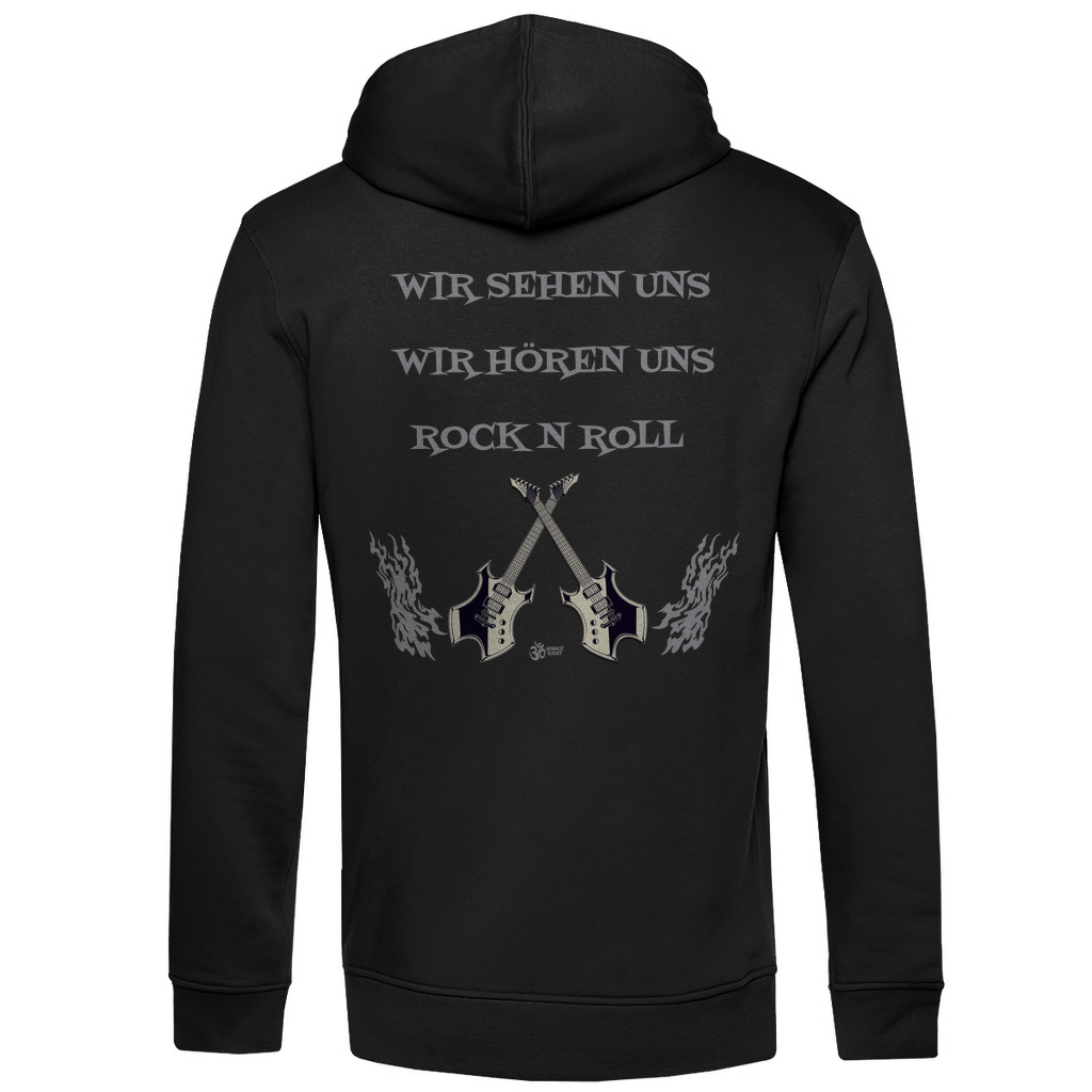 Herren Premium Bio Hoodie Skull Front