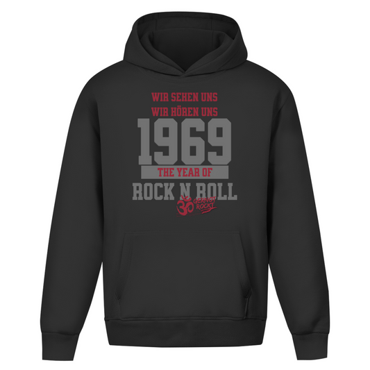Oversize Hoodie Ohne Kordel The Year of Rock n Roll