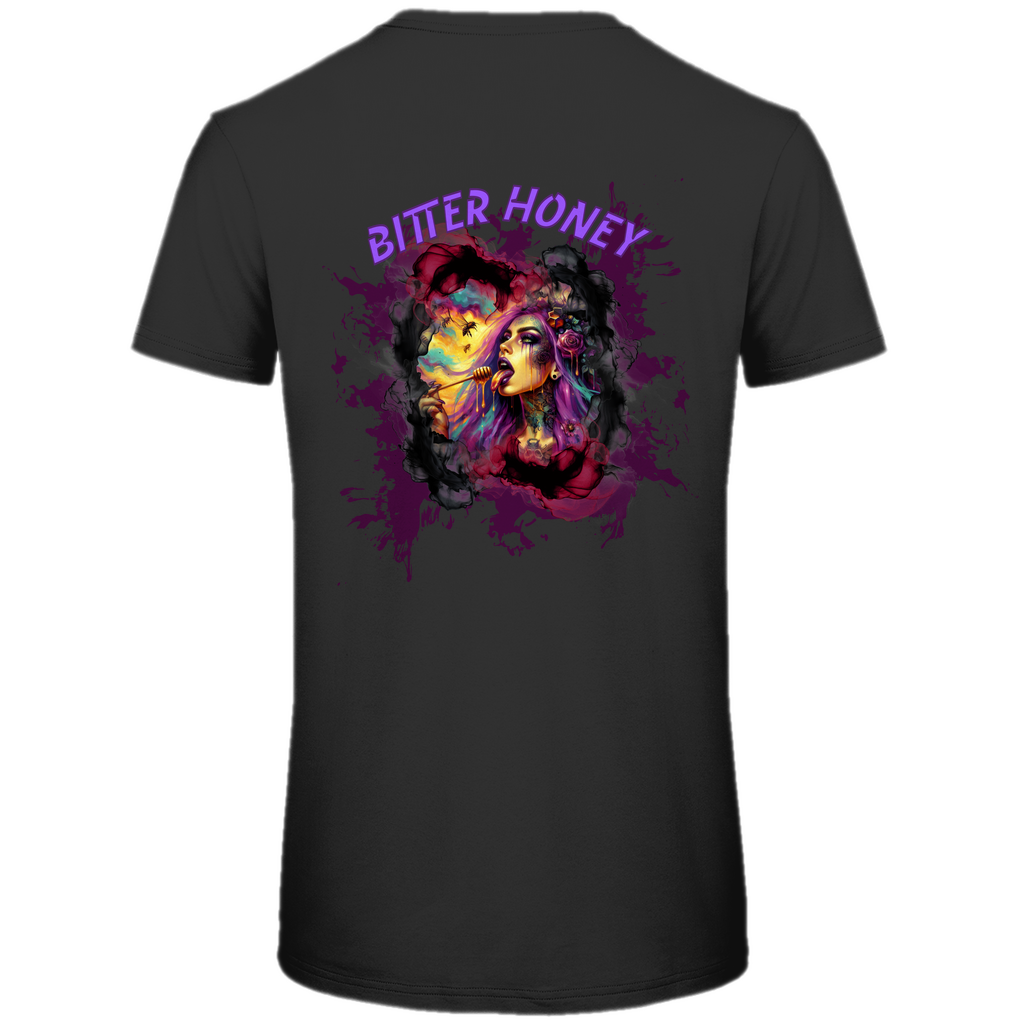Herren Premium Bio T-Shirt Zombee Front & Cover Back