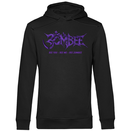 Herren Premium Bio Hoodie Zombee Front & Cover Back