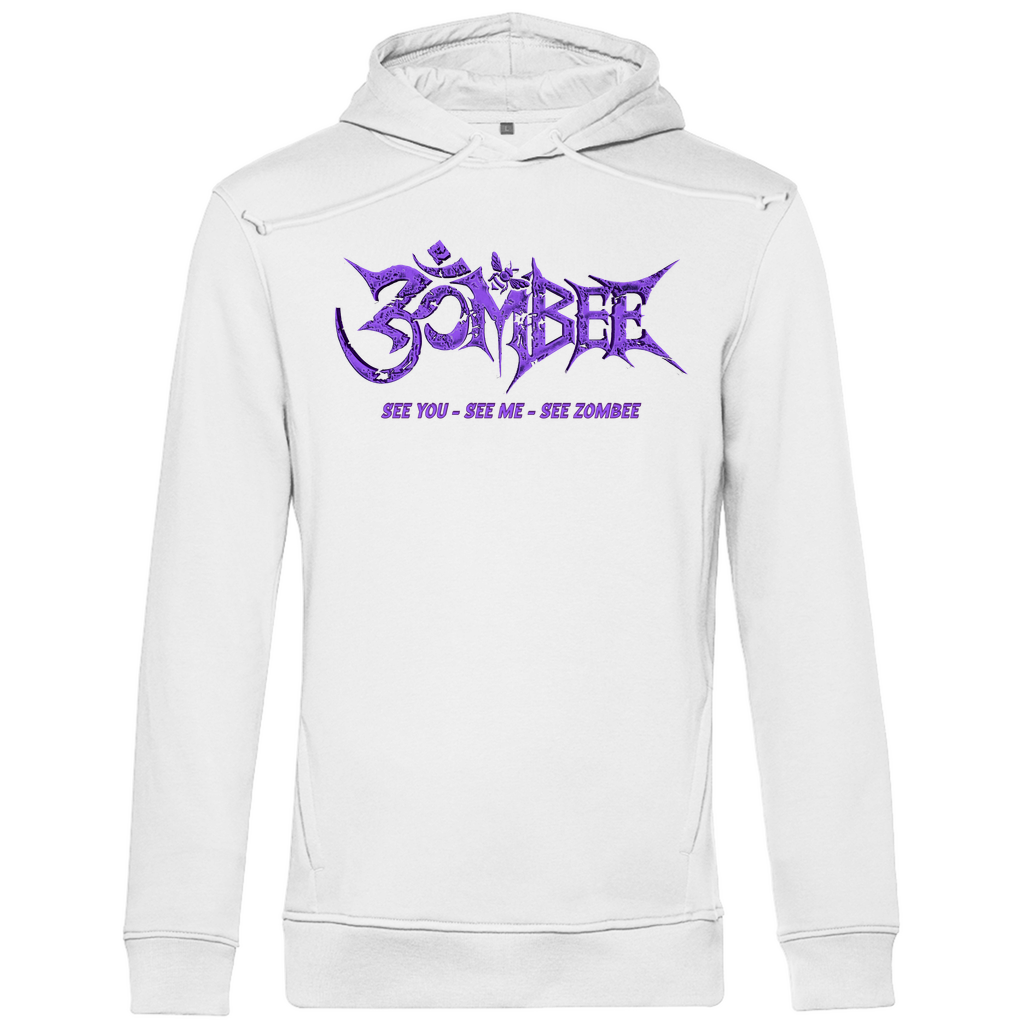 Herren Premium Bio Hoodie Zombee Front & Cover Back