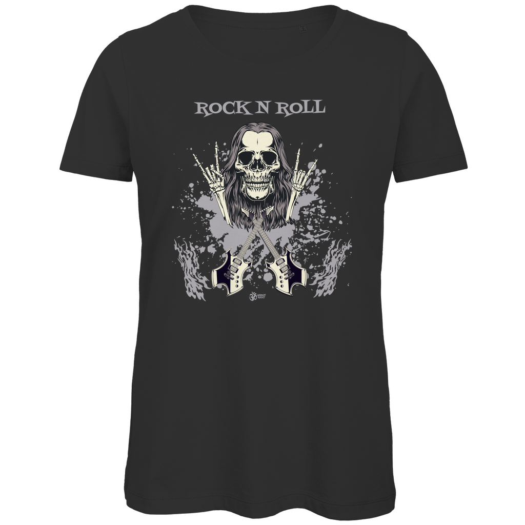 Damen Premium Bio T-Shirt Skull Front