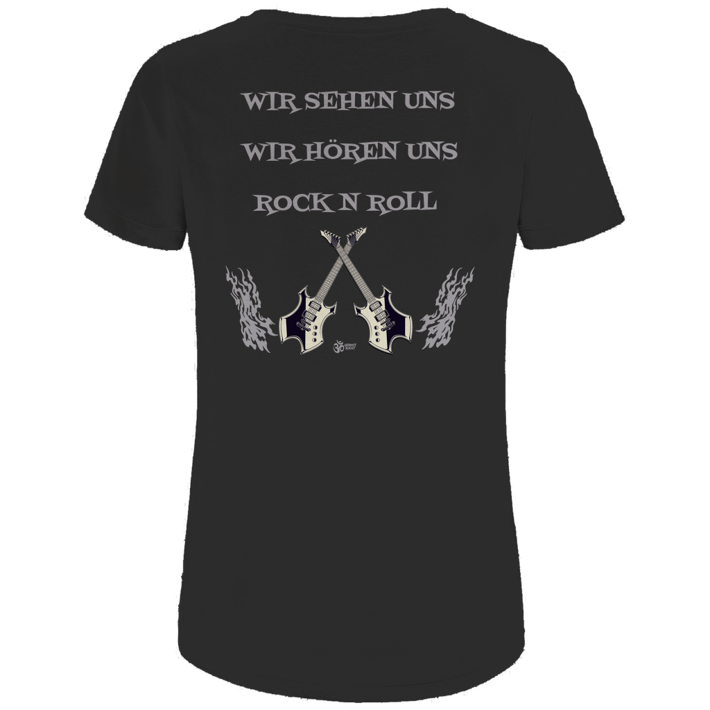 Damen Premium Bio T-Shirt Skull Front