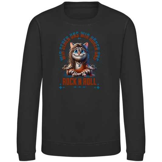 Kinder Sweatshirt Cat Meditation