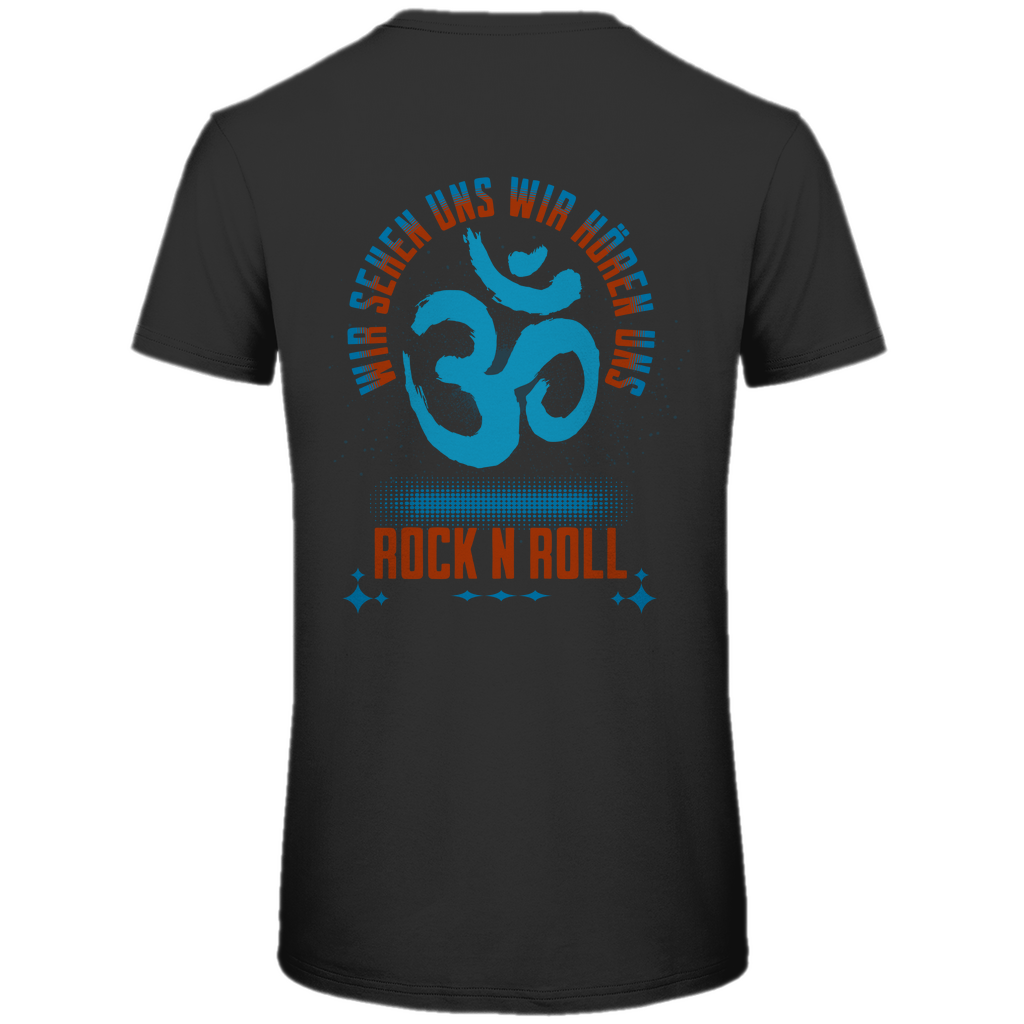 Herren Premium Bio T-Shirt Cat Meditation