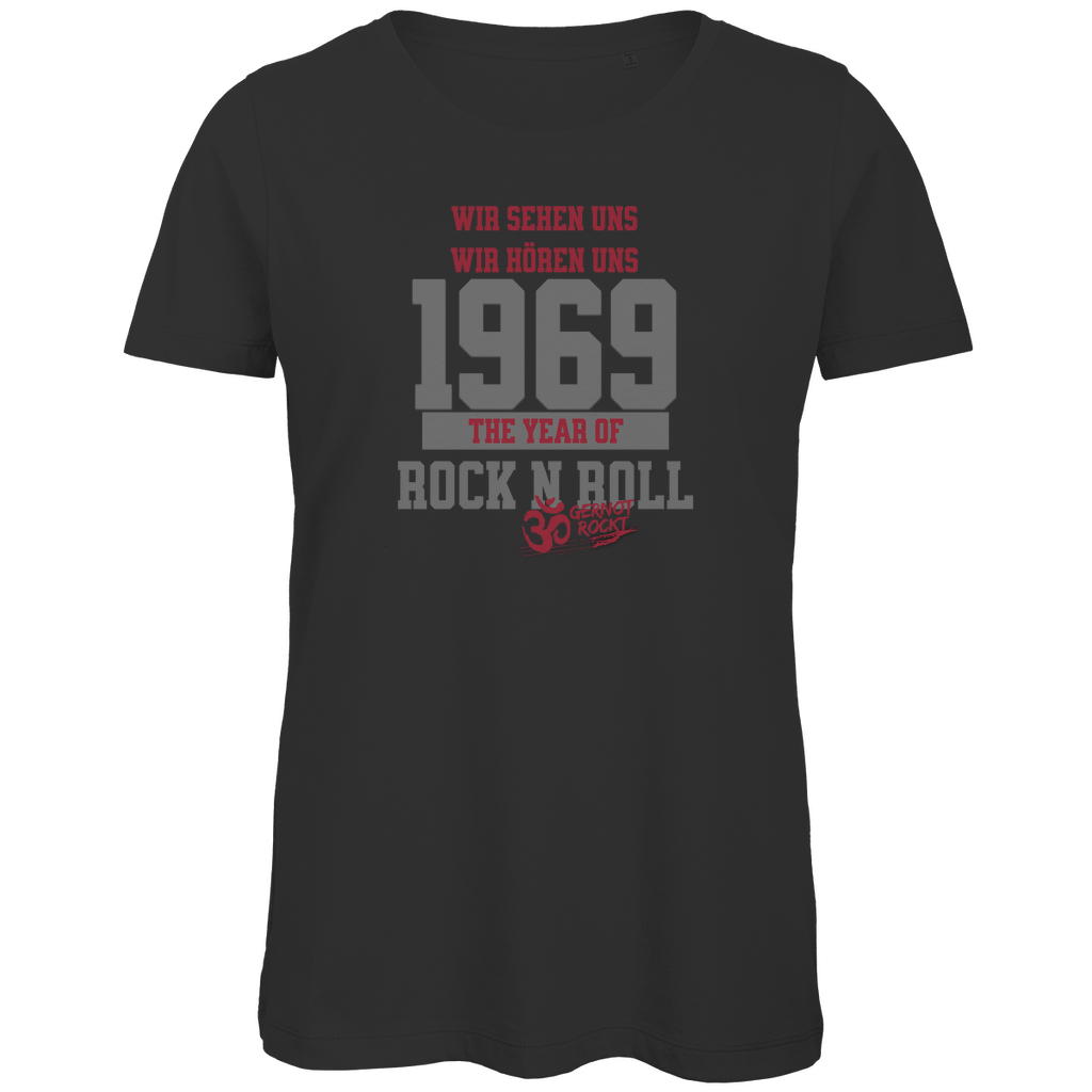 Damen Premium Bio T-Shirt The Year of Rock n Roll