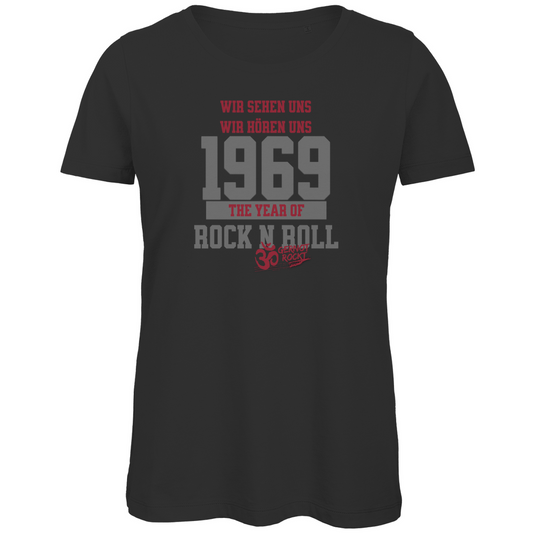 Damen Premium Bio T-Shirt The Year of Rock n Roll