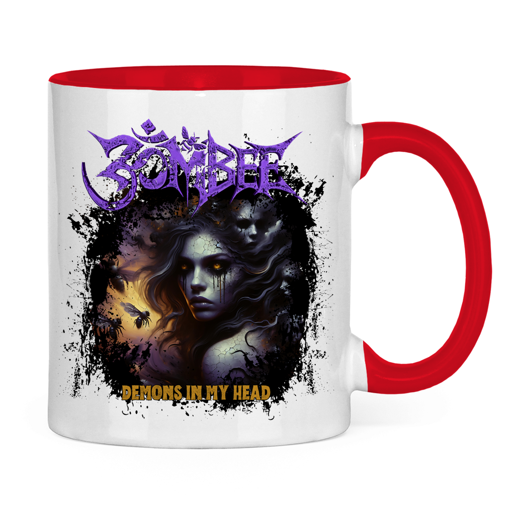 Tasse zweifarbig Demons in my Head