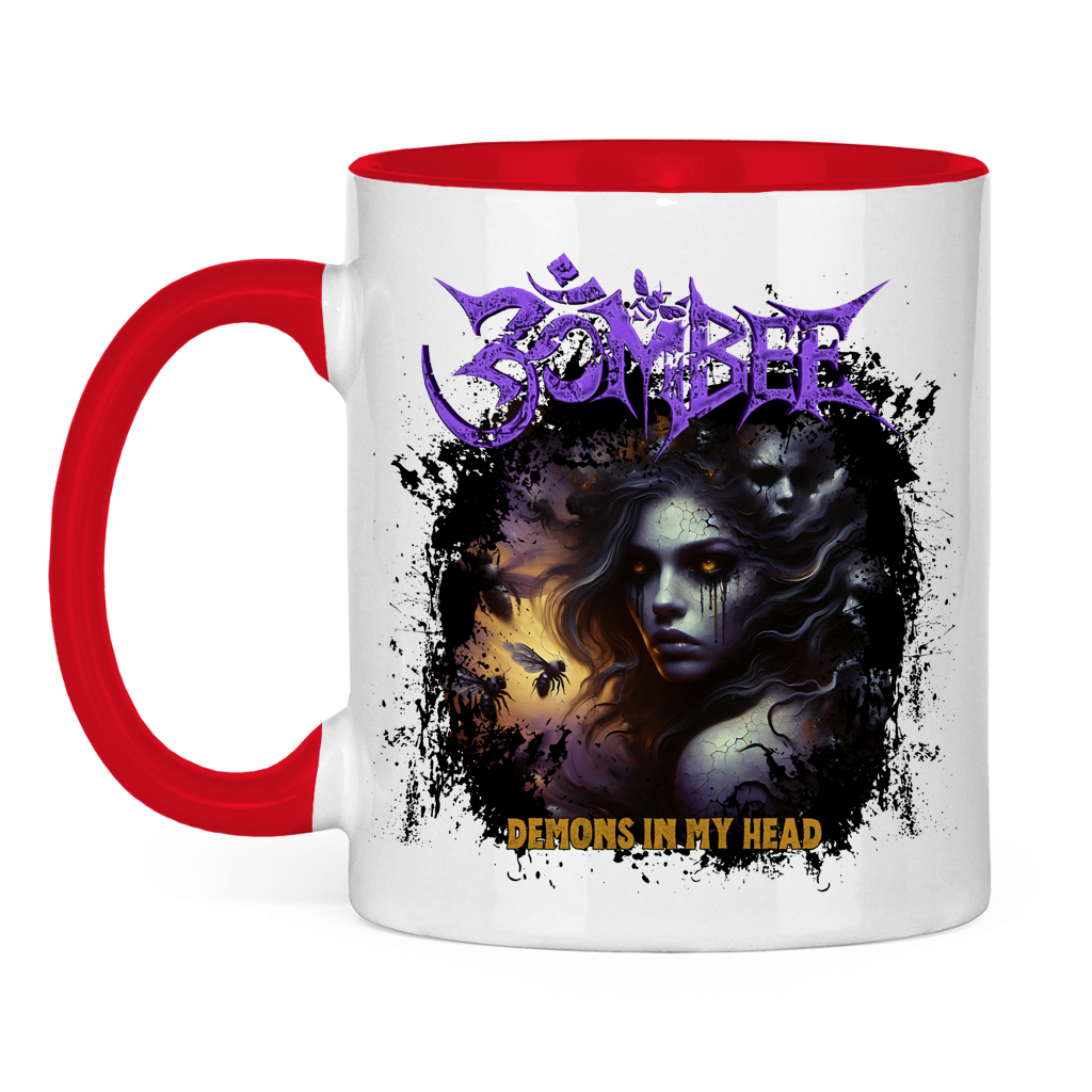Tasse zweifarbig Demons in my Head