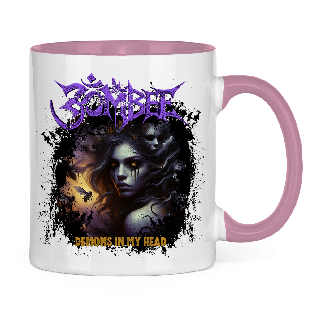 Tasse zweifarbig Demons in my Head
