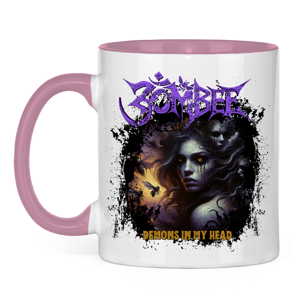 Tasse zweifarbig Demons in my Head