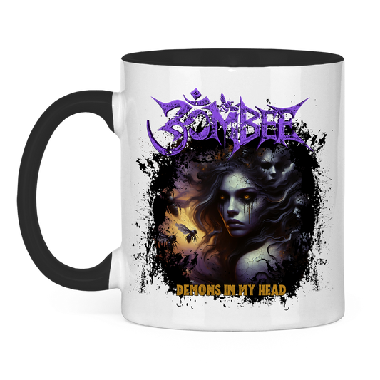 Tasse zweifarbig Demons in my Head
