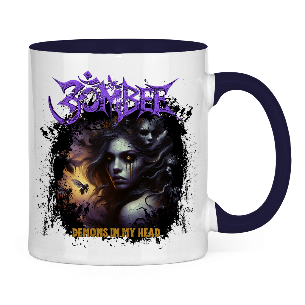 Tasse zweifarbig Demons in my Head