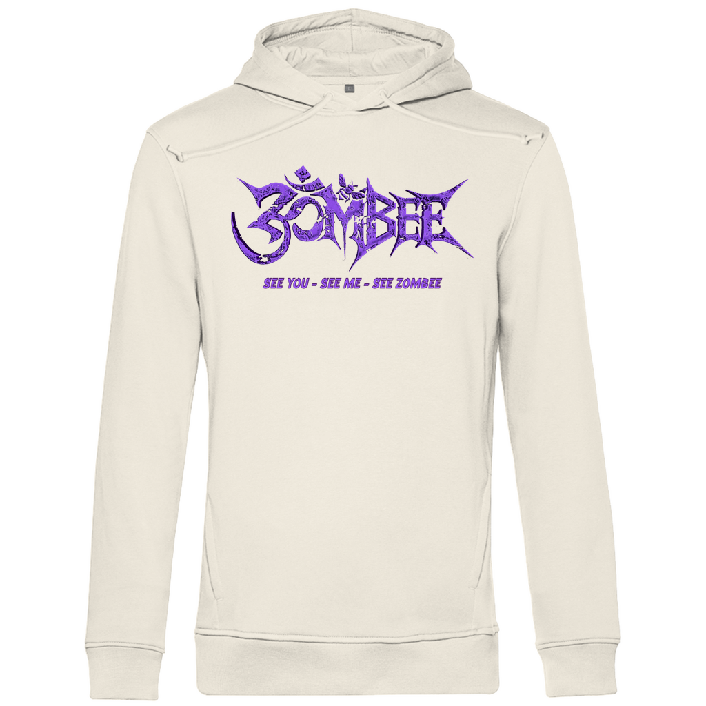 Herren Premium Bio Hoodie Zombee Front & Cover Back