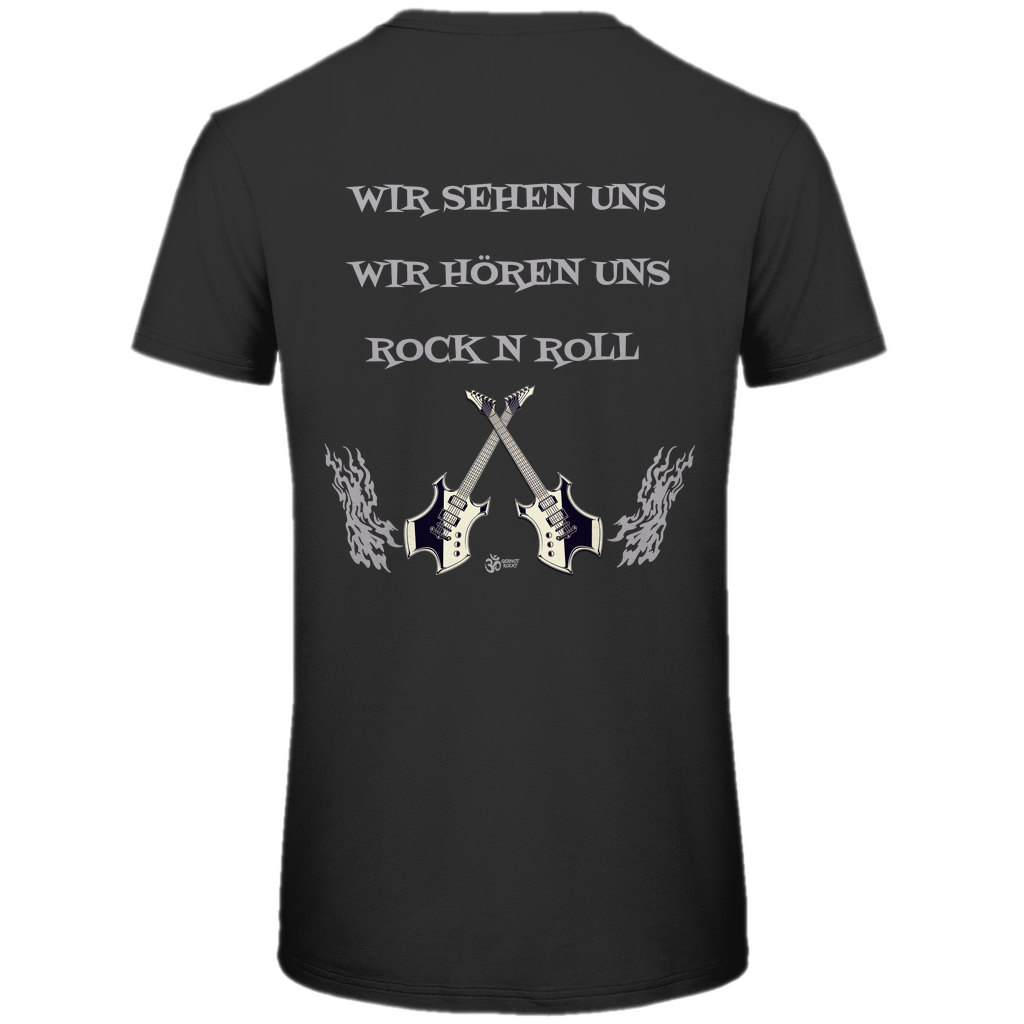 Herren Premium Bio T-Shirt Skull Front