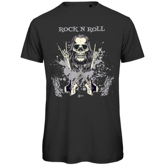 Herren Premium Bio T-Shirt Skull Front