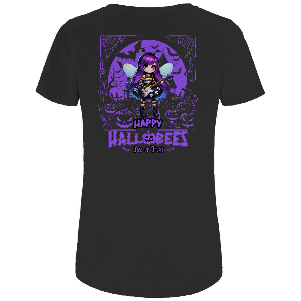 Damen Premium Bio T-Shirt Hallobee Guitar