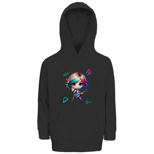 Kinder Premium Bio Hoodie Girl Rockt