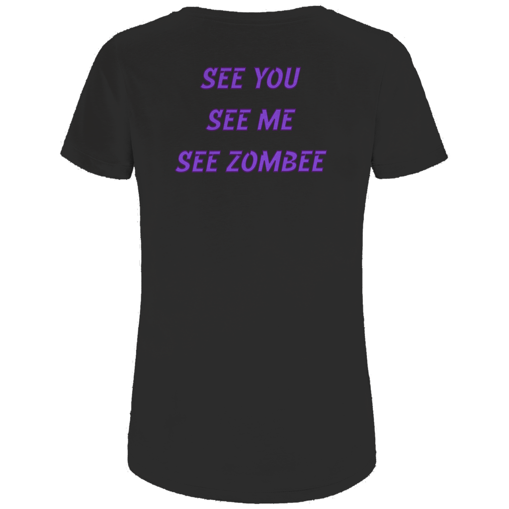 Damen Premium Bio T-Shirt Zombee