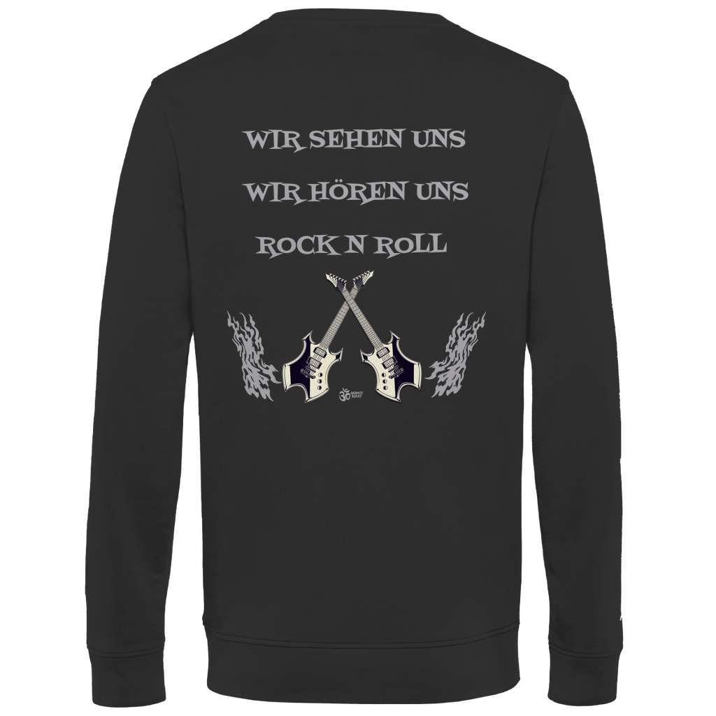 Herren Premium Bio Sweatshirt Skull Front
