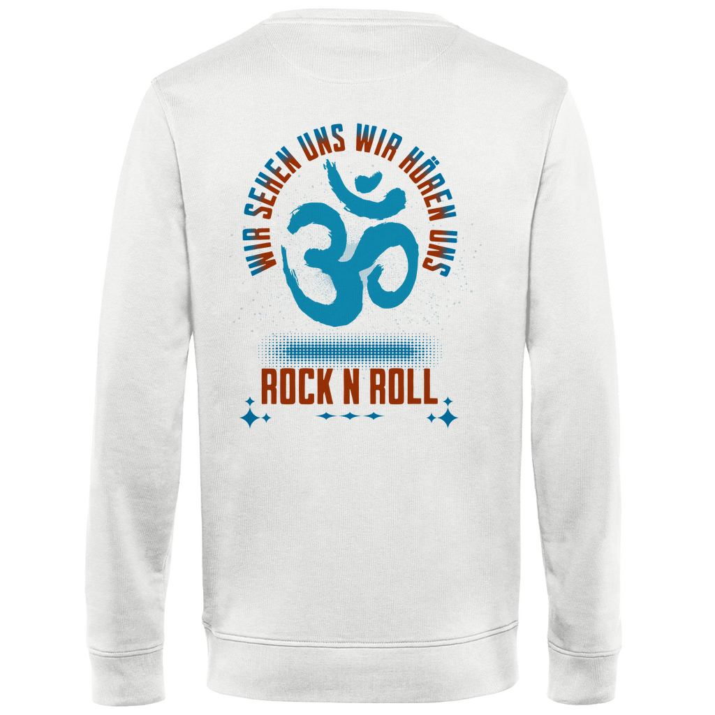 Herren Premium Bio Sweatshirt Cat Meditation