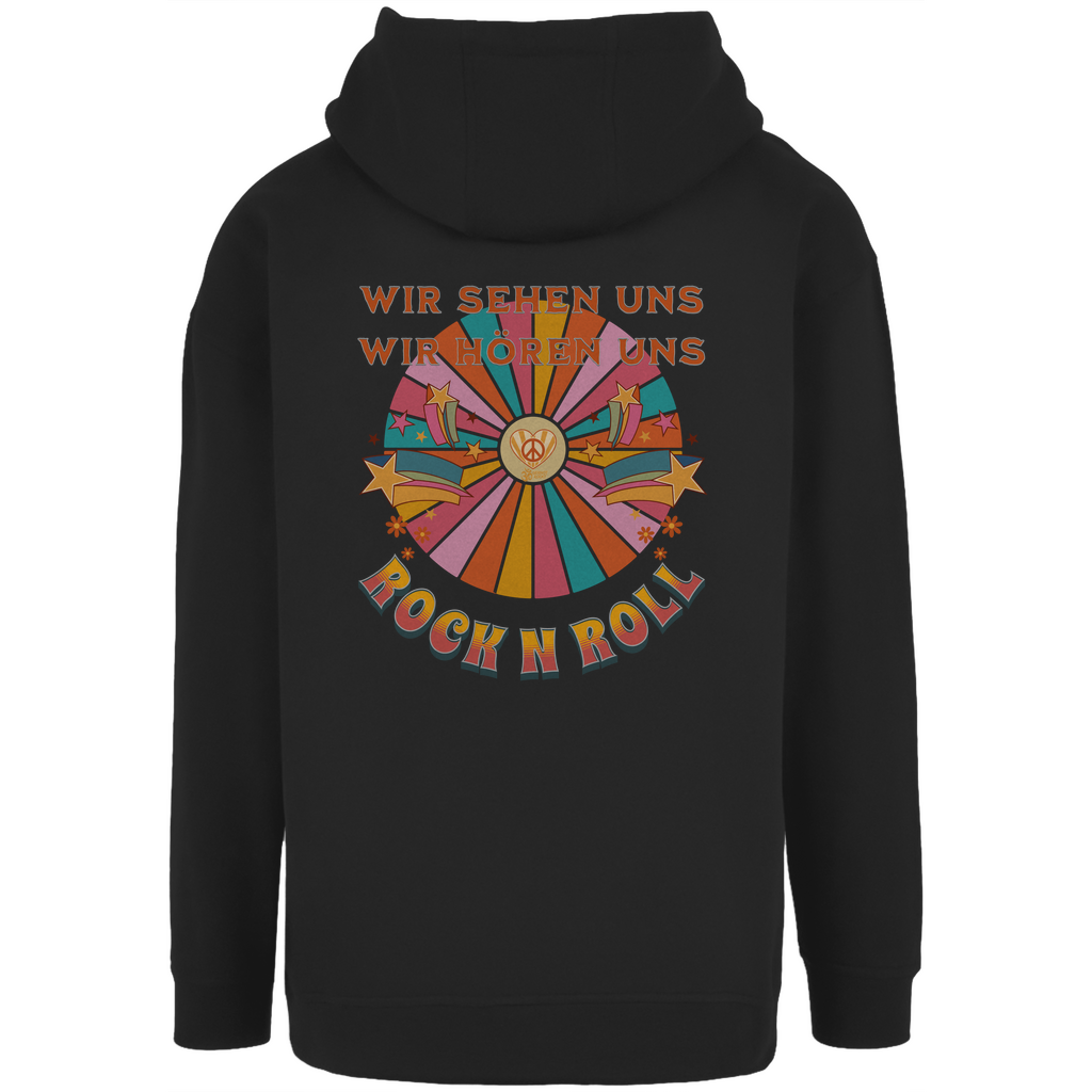 Unisex Oversize Hoodie Cat Peace Front
