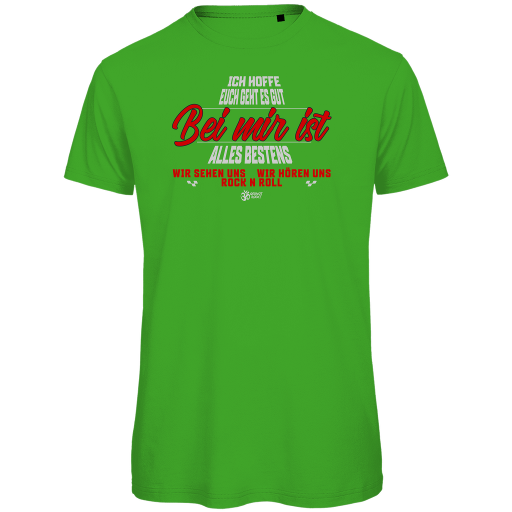 Herren Premium Bio T-Shirt Bei mir ist alles Bestens