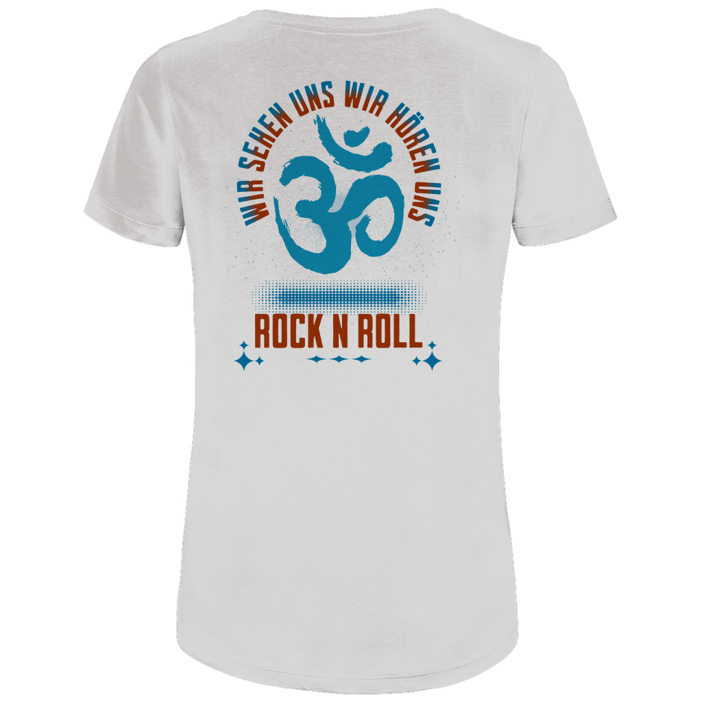 Damen Premium Bio T-Shirt Cat Meditation